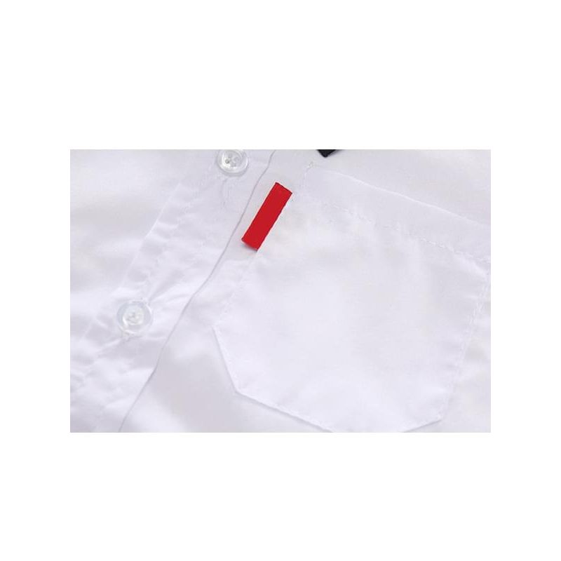 Boy's White Button Down Shirt - bounti4lme