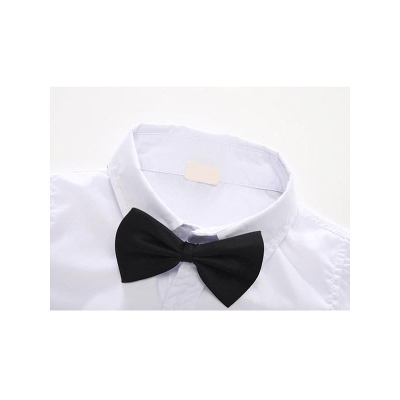 Boy's White Button Down Shirt - bounti4lme