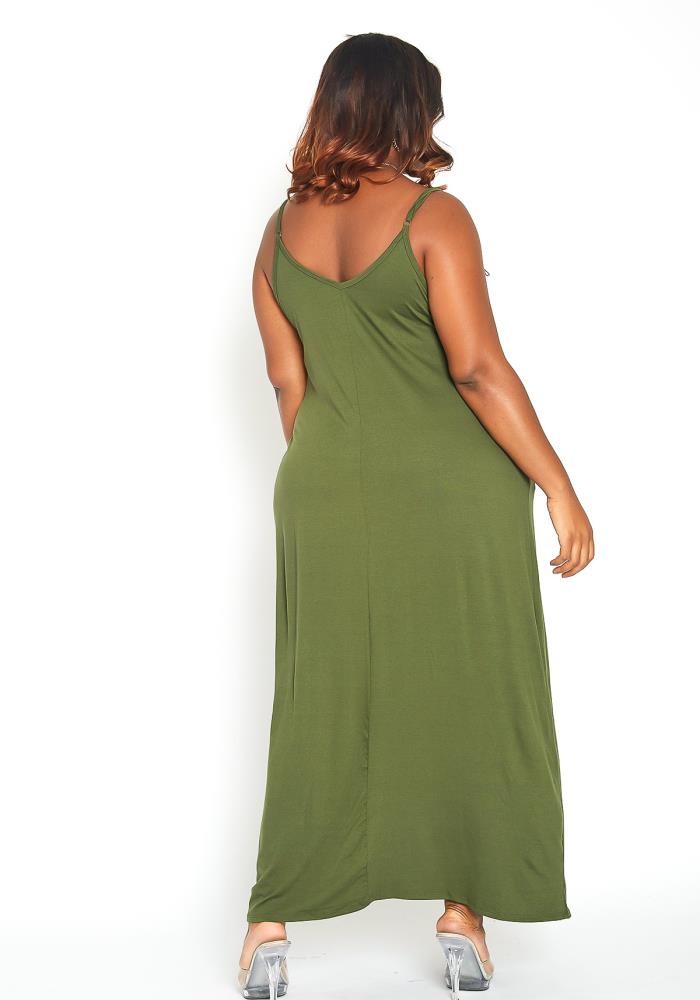 Everyday Cami Plus Size Maxi Dress - bounti4lme