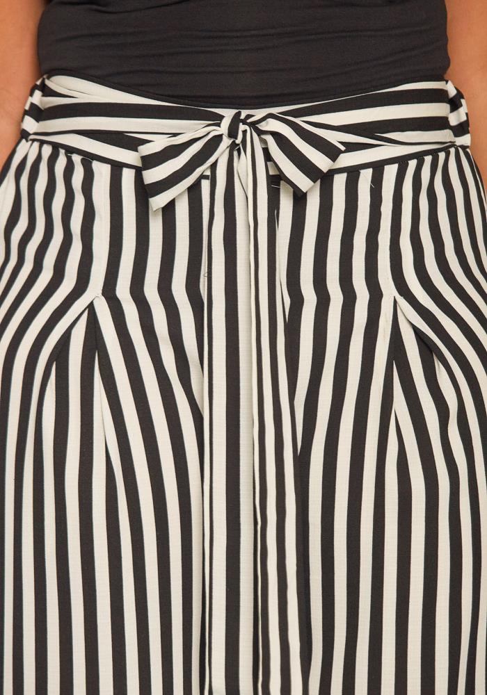 Stripe Palazzo Plus Size Pants - bounti4lme
