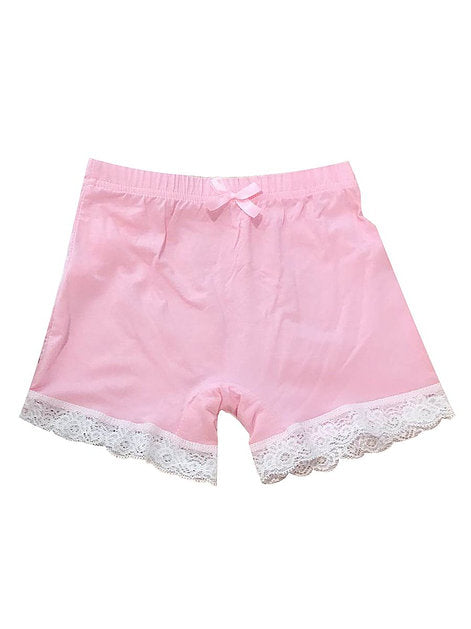 Lace Trim Girls Short Tights - bounti4lme