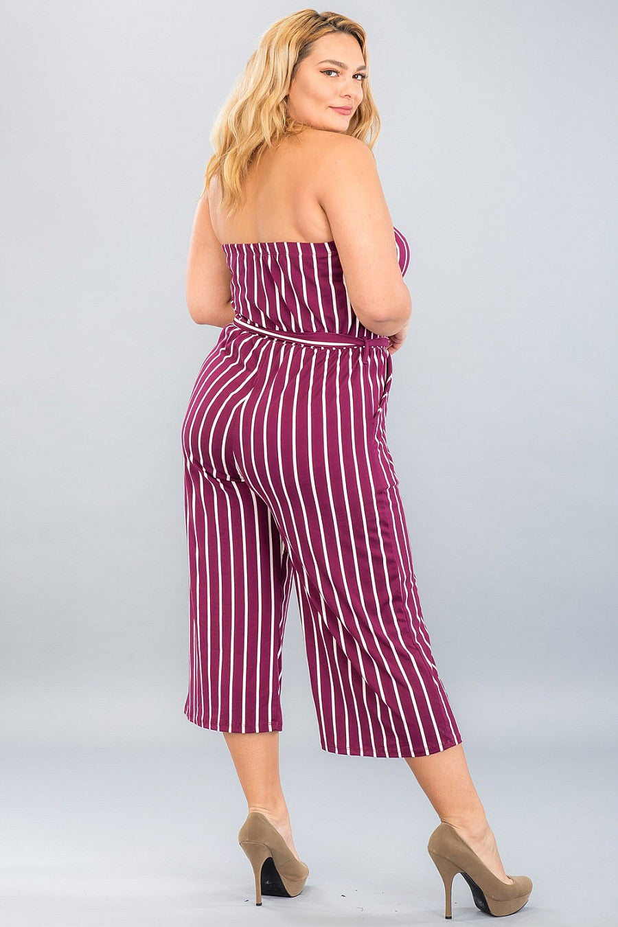 PLUS SIZE PALAZZO JUMPSUIT - bounti4lme