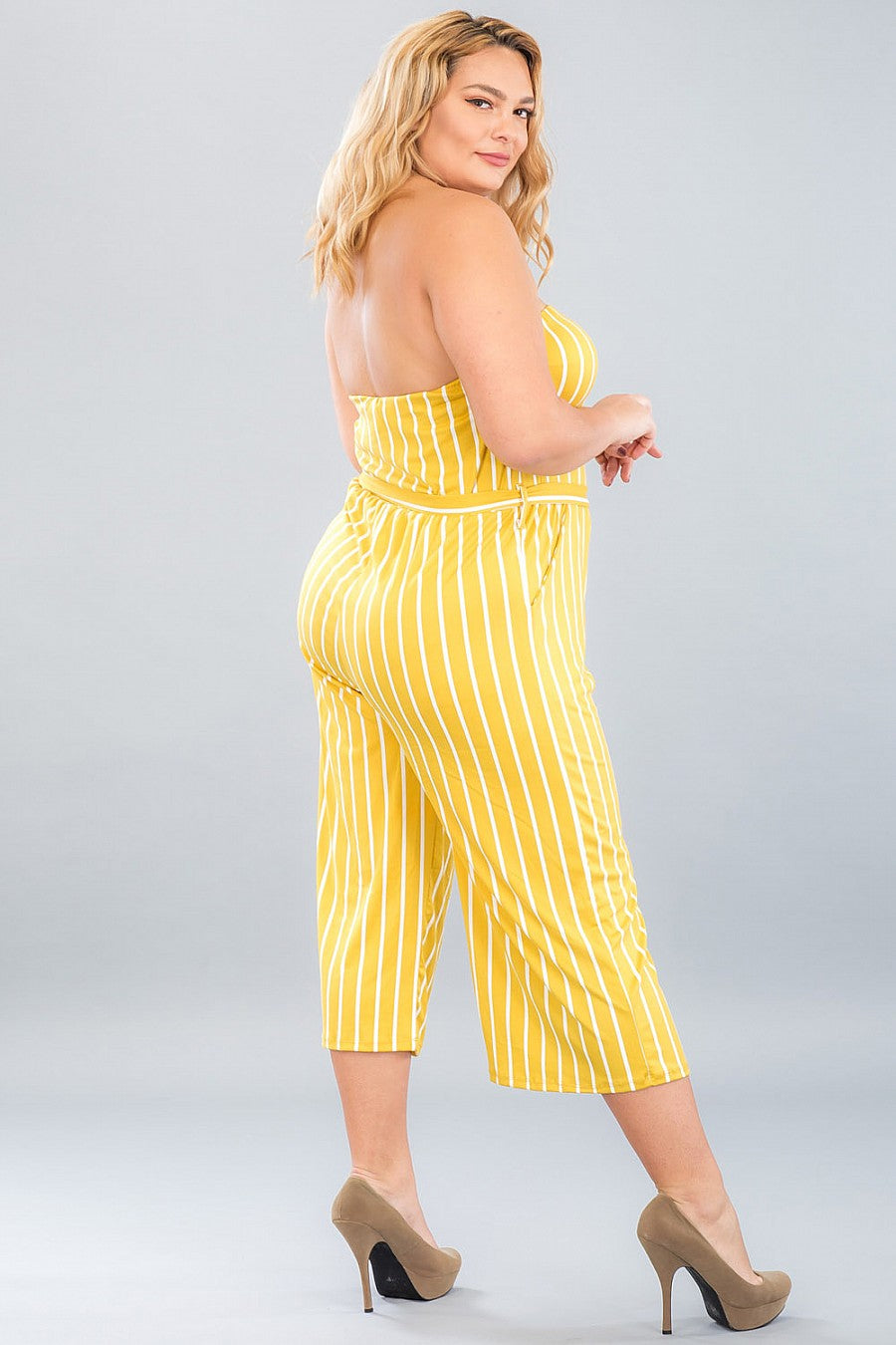 PLUS SIZE PALAZZO JUMPSUIT - bounti4lme