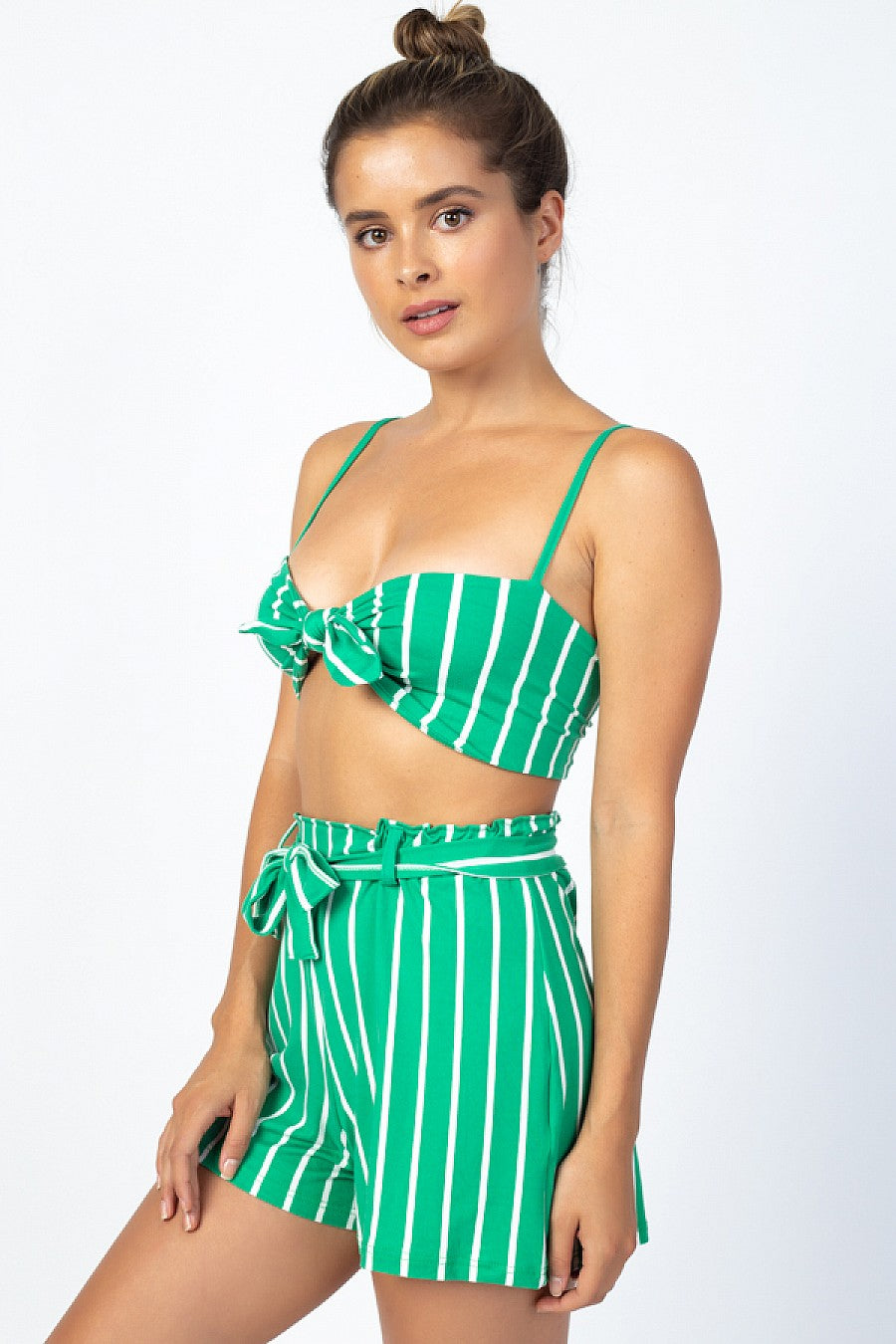 THE FRONT CROPPED CAMI & SHORTS SET - bounti4lme