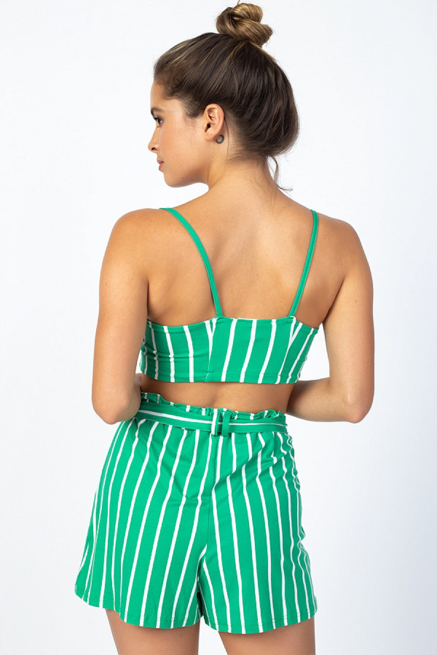 THE FRONT CROPPED CAMI & SHORTS SET - bounti4lme
