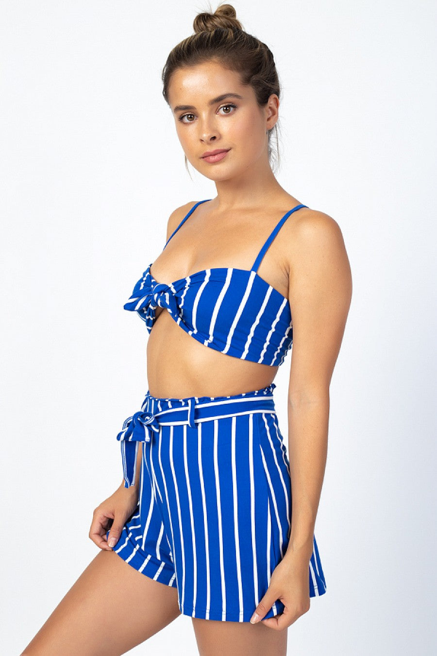 THE FRONT CROPPED CAMI & SHORTS SET - bounti4lme