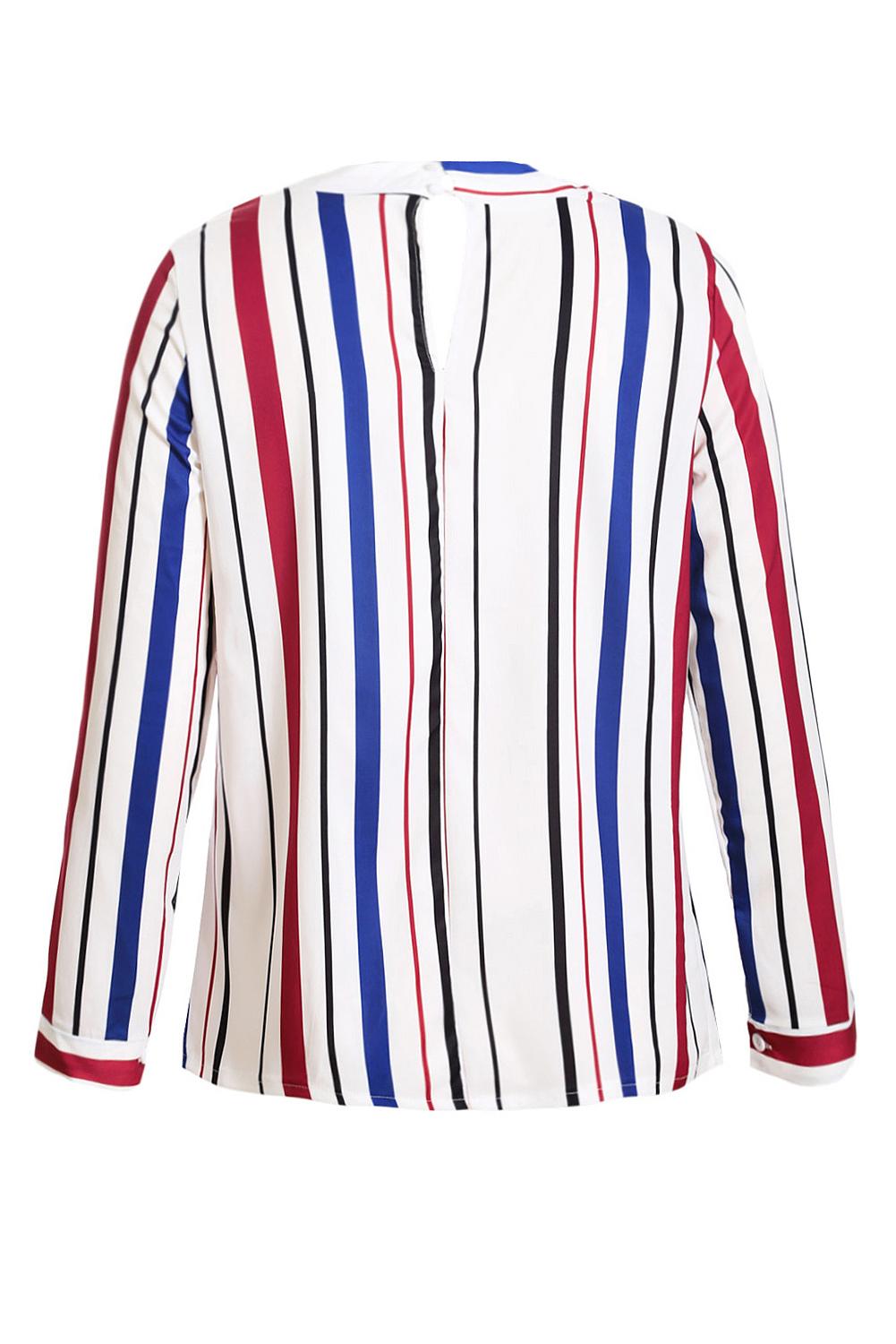 Striped Pussycat Bow Top - bounti4lme