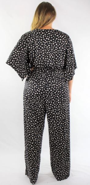Dots Galore Plus Jumpsuit - bounti4lme