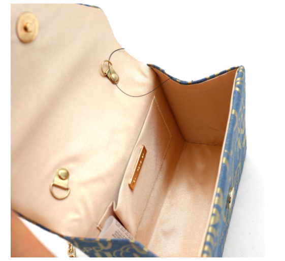 Denim Graffiti Satchel Cross Body