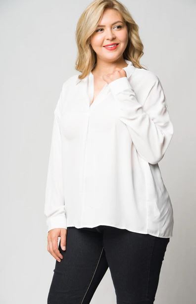 Criss-cross Plus Size Top - bounti4lme