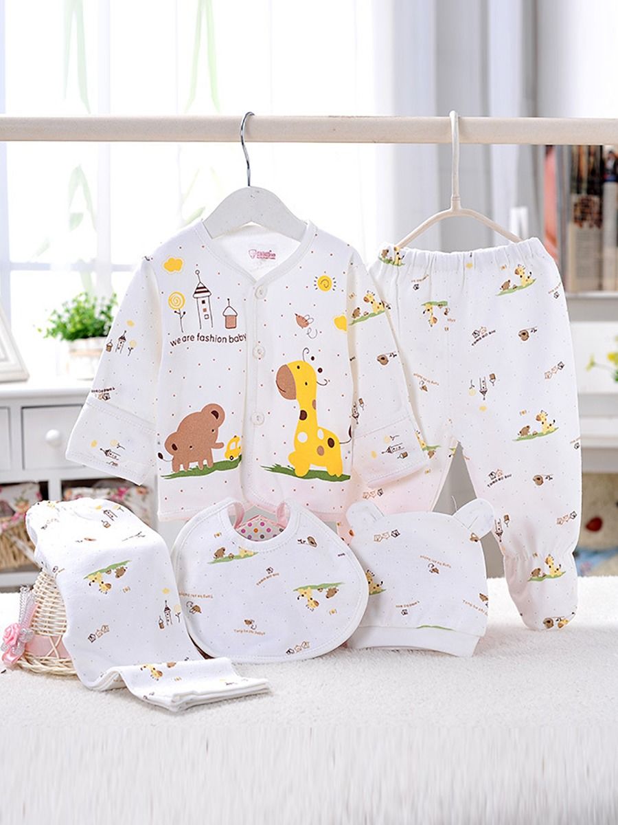 Baby Boy 5-PACK Newborn Layette Set - bounti4lme