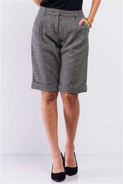 Wool Bermuda Career Shorts - bounti4lme