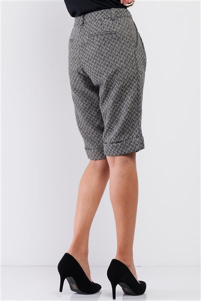 Wool Bermuda Career Shorts - bounti4lme