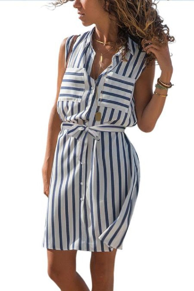 Tank Belted Dress - bounti4lme